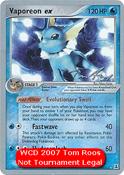 Vaporeon ex  (WCD07 DS 110)