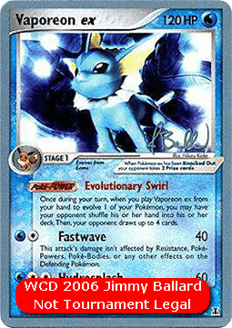 Vaporeon ex  (WCD06 DS 110)