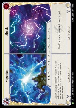 Vaporize // Shock (Cold Foil)
