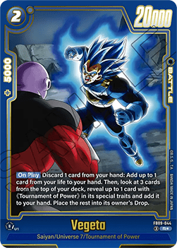 Vegeta (FB09-044) [Fusion World] (V.2 - Alternate Art)