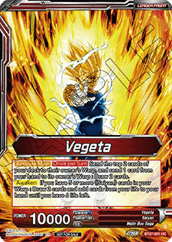 Vegeta // SSB Vegeta, Saiyan Pride (V.1 - Uncommon)