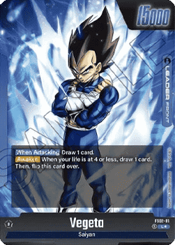 Vegeta // Vegeta (FS02-01) [Fusion World] (V.1 - Leader)