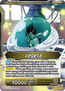 Vegeta // Vegeta, Warrior Race Pride (V.2 - Alternate Art)