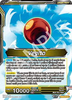 Vegito // SS Vegito, Transcendent Rage (V.2 - Alternate Art)