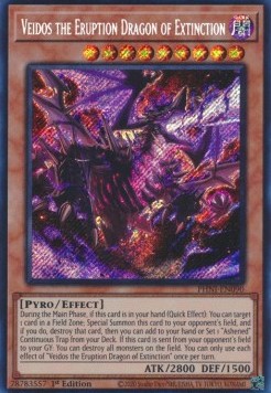 Veidos the Eruption Dragon of Extinction (V.1 - Secret Rare)
