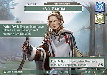 Vel Sartha, Aldhani Insurgent (V.2)