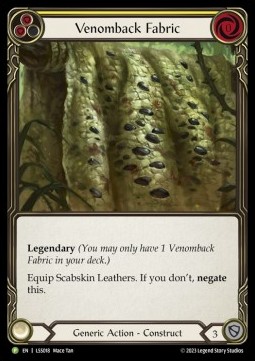 Venomback Leather // Scabskin Leathers (Cold Foil)