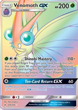 Venomoth GX  (UNB 216)