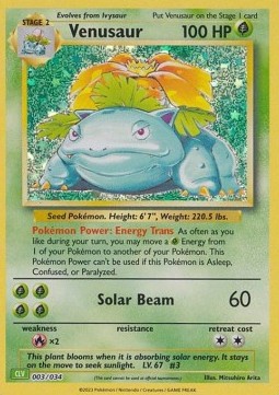 Venusaur  (CLV 003)