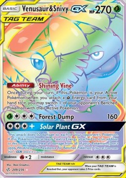 Venusaur & Snivy GX  (CEC 249)
