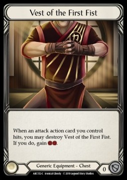 Vest of the First Fist (Cold Foil)