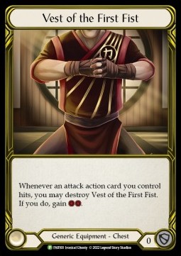 Vest of the First Fist (Cold Foil Golden)