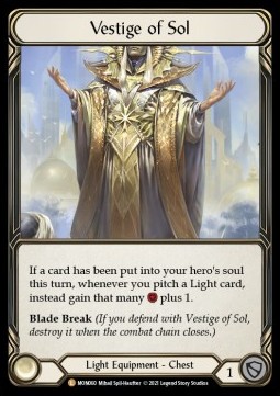 Vestige of Sol (Cold Foil)