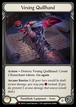 Vexing Quillhand (Cold Foil)