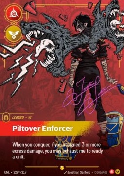 Vi, Piltover Enforcer (V.3 - Signed Showcase)