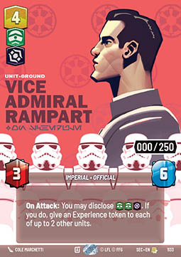Vice Admiral Rampart, On Schedule (V.5)