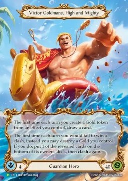 Victor Goldmane, High and Mighty (Alternate Art Rainbow Foil)