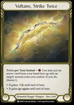 Voltaire, Strike Twice (Cold Foil Golden)
