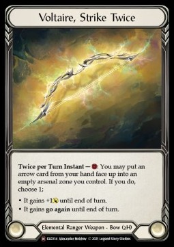 Voltaire, Strike Twice (Rainbow Foil)