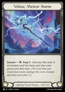 Volzar, Meteor Storm (Cold Foil)