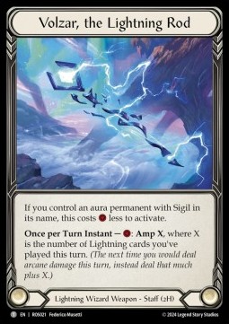 Volzar, the Lightning Rod (Cold Foil)
