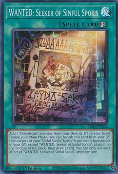 WANTED: Seeker of Sinful Spoils (V.1 - Super Rare)