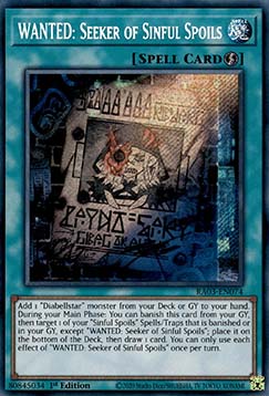 WANTED: Seeker of Sinful Spoils (V.3 - Secret Rare)