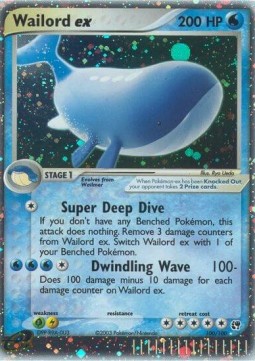 Wailord ex  (SS 100)