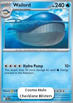 Wailord  (xJTG 041)