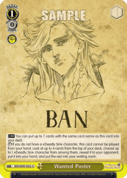 Wanted Poster (V.3 - Uncommon)