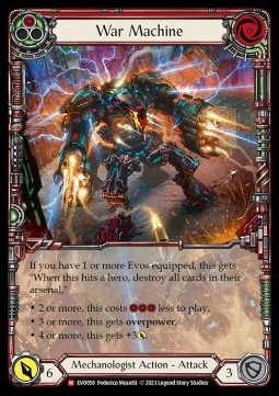 War Machine (Extended Art Rainbow Foil)