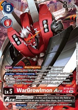 WarGrowlmon Ace (BT19-011) (V.2)