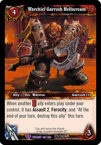 Warchief Garrosh Hellscream