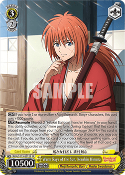 Warm Rays of the Sun, Kenshin Himura (V.2 - Super Rare)