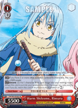 Warm Welcome, Rimuru (V.2 - Super Rare)