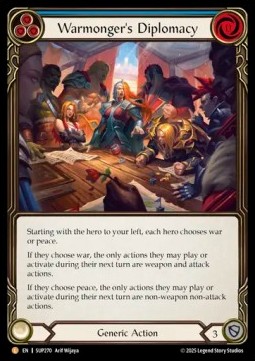 Warmonger's Diplomacy (Cold Foil)