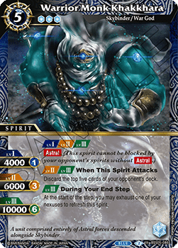 Warrior Monk Khakkhara (V.1 - X Rare)