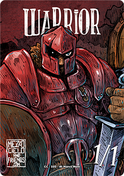 Warrior Token (Red 1/1)