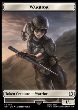Warrior Token (W 1/1) // Junk Token