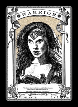 Warrior Token (White 1/1 Vigilance) (V.2)