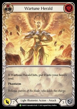 Wartune Herald (Red) (Extended Art Rainbow Foil)