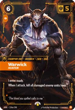 Warwick, Hunter