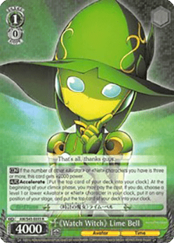 "Watch Witch" Lime Bell (V.2 - Super Rare)