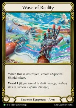 Wave of Reality (Cold Foil Golden)