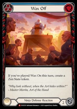 Wax Off (Rainbow Foil)