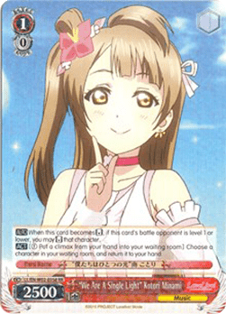 "We Are A Single Light" Kotori Minami