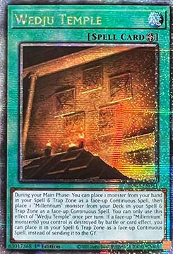Wedju Temple (V.2 - Quarter Century Secret Rare)