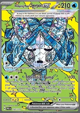 Wellspring Mask Ogerpon ex  (PRE 152)