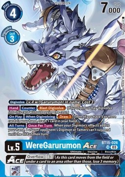 WereGarurumon Ace (BT15-026)