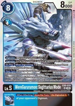 WereGarurumon: Sagittarius Mode (EX9-019) (V.1)